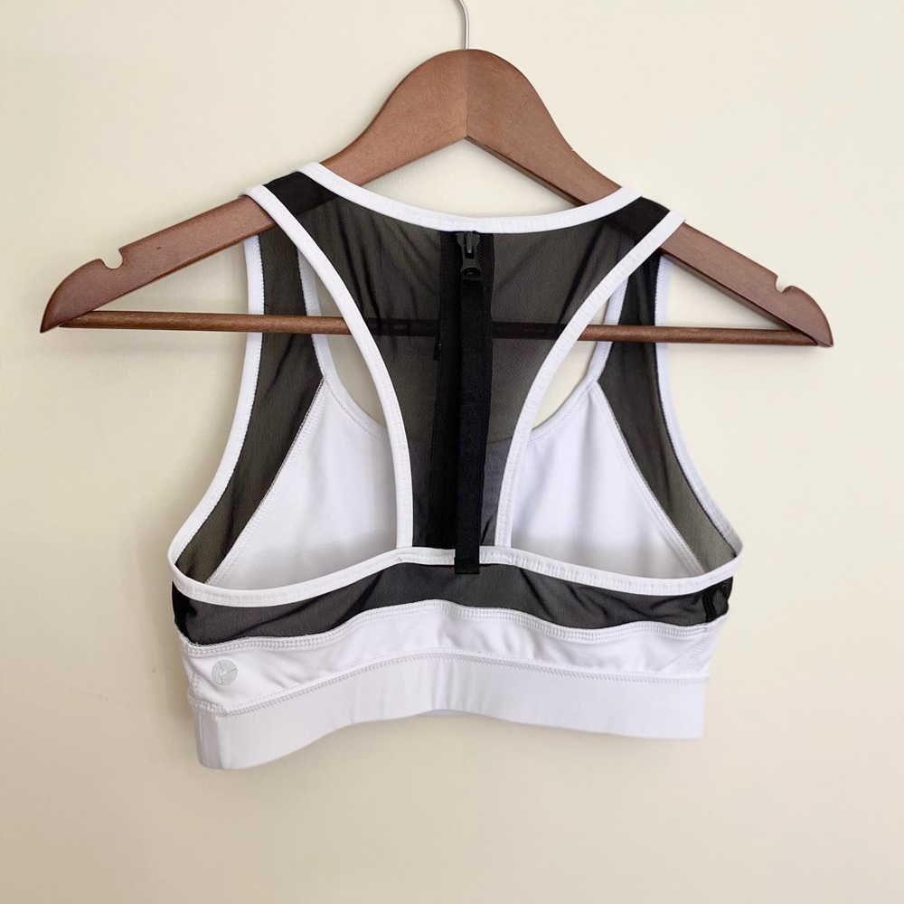 90 Degree by Reflex | Mesh Zip Sports Bra - Picture 6 of 7